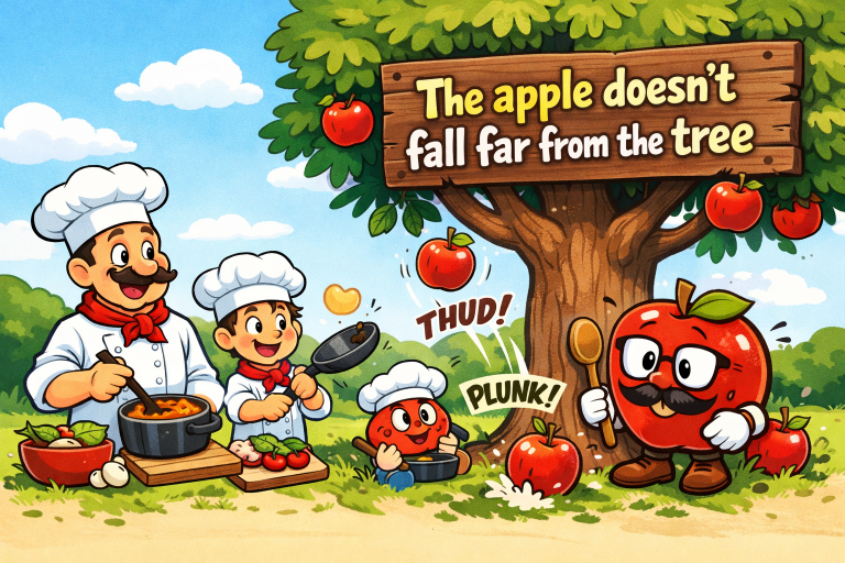 The apple doesn’t fall far from the tree