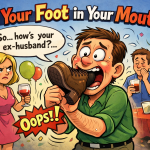Put your foot in your mouth